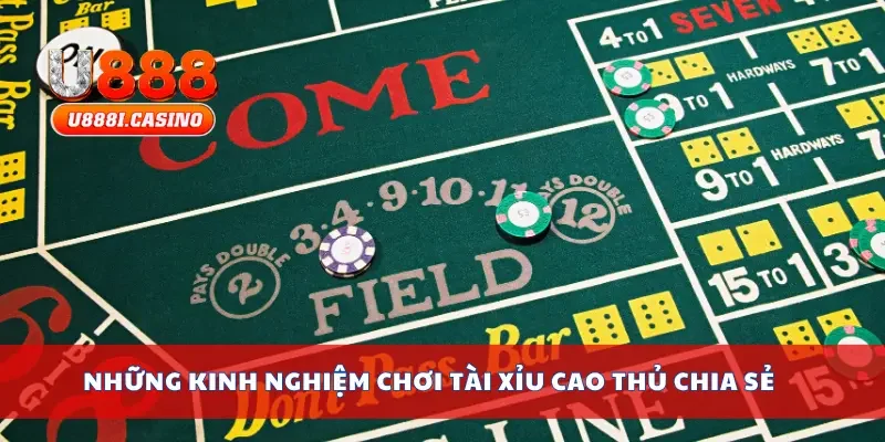 Những kinh nghiệm chơi tài xỉu cao thủ chia sẻ